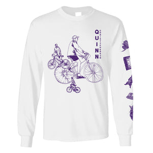 Open image in slideshow, Quinn Christopherson &quot;Bikes&quot; Longsleeve Shirt
